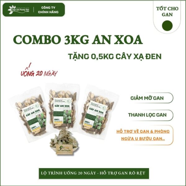 3KG AN XOA TẶNG XẠ ĐEN