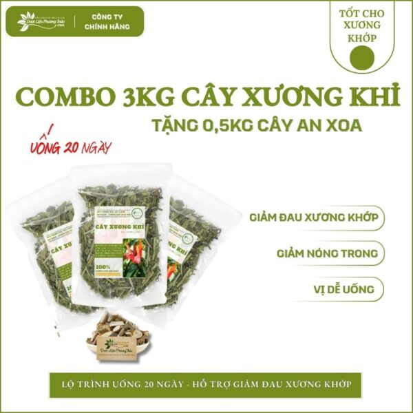 3kg Cây Xương Khỉ tặng 500g Cây An Xoa