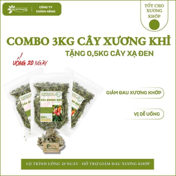 3kg Cây Xương Khỉ tặng 500g Xạ Đen