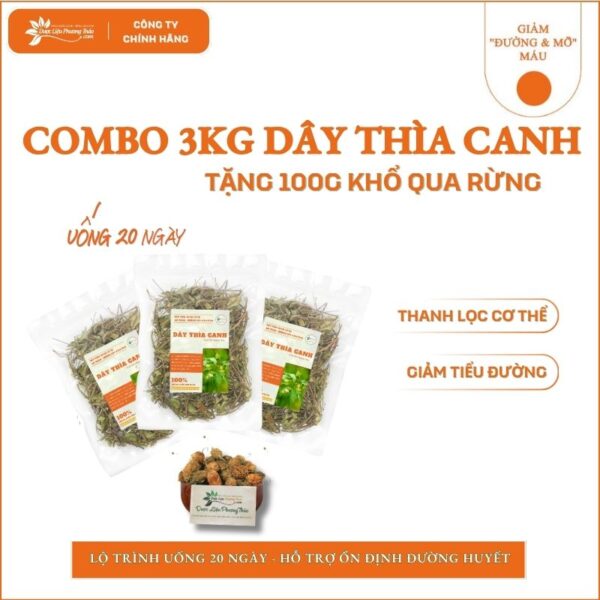 3kg Dây Thìa Canh tặng Khổ Qua Rừng