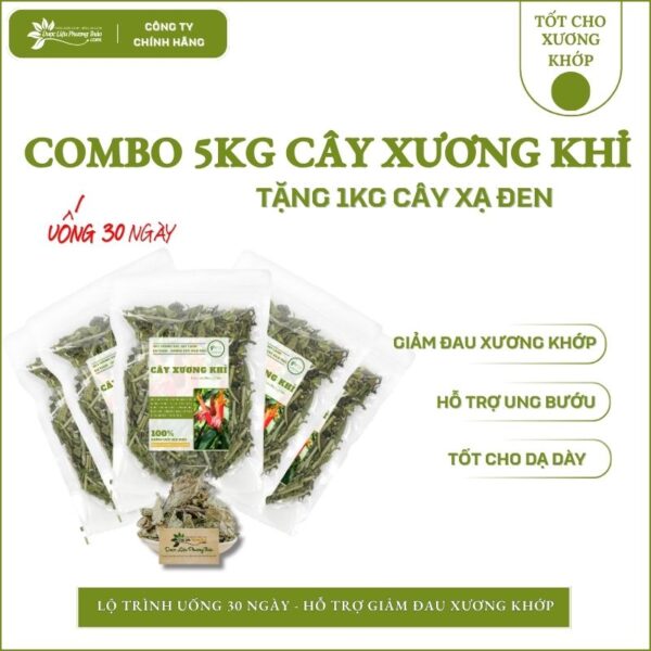 5kg Cây Xương Khỉ tặng 1kg Cây Xạ Đen